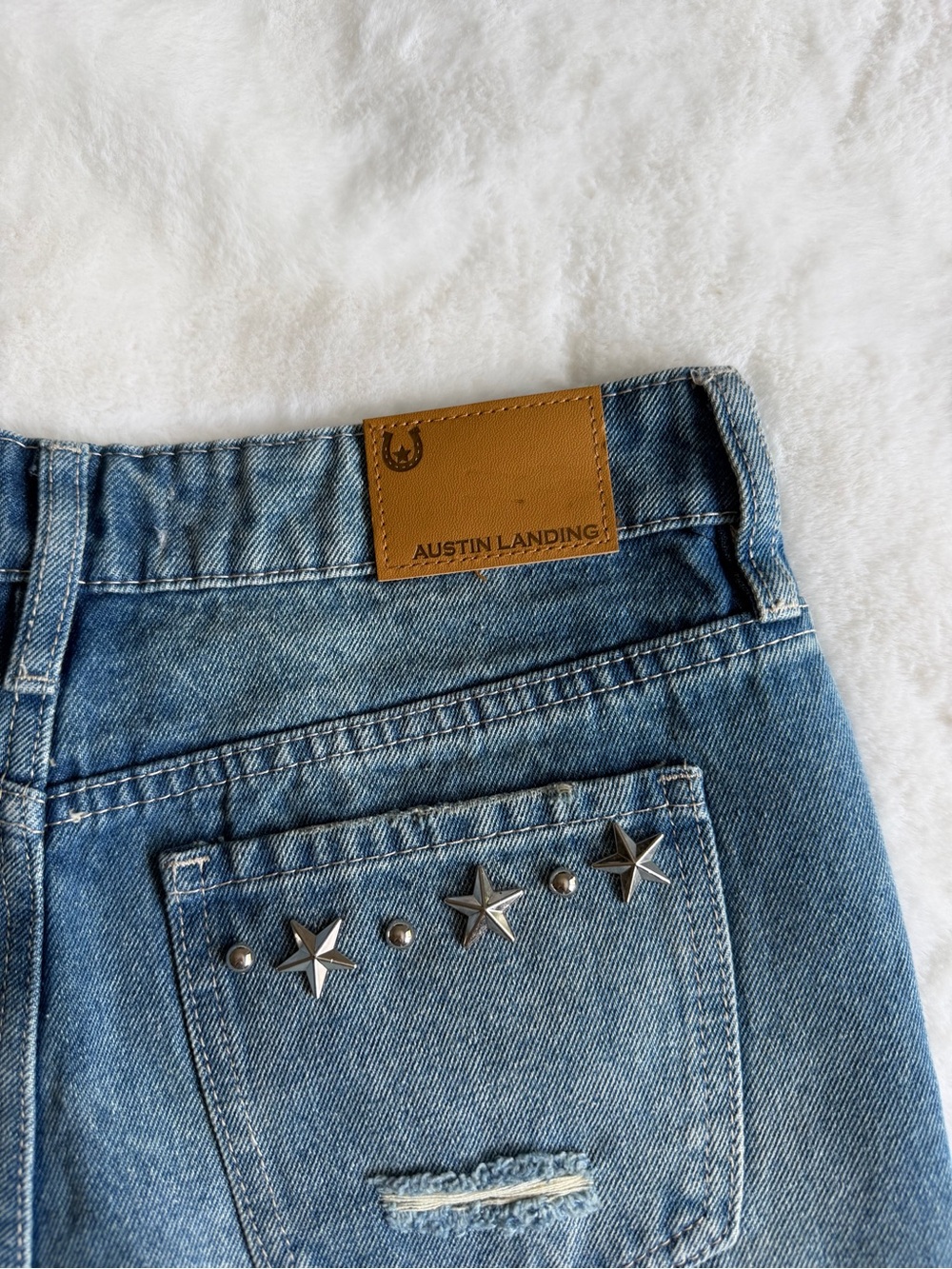 Austin Landing High Rise Denim Shorts Size 7 NWT - Picture 12 of 12